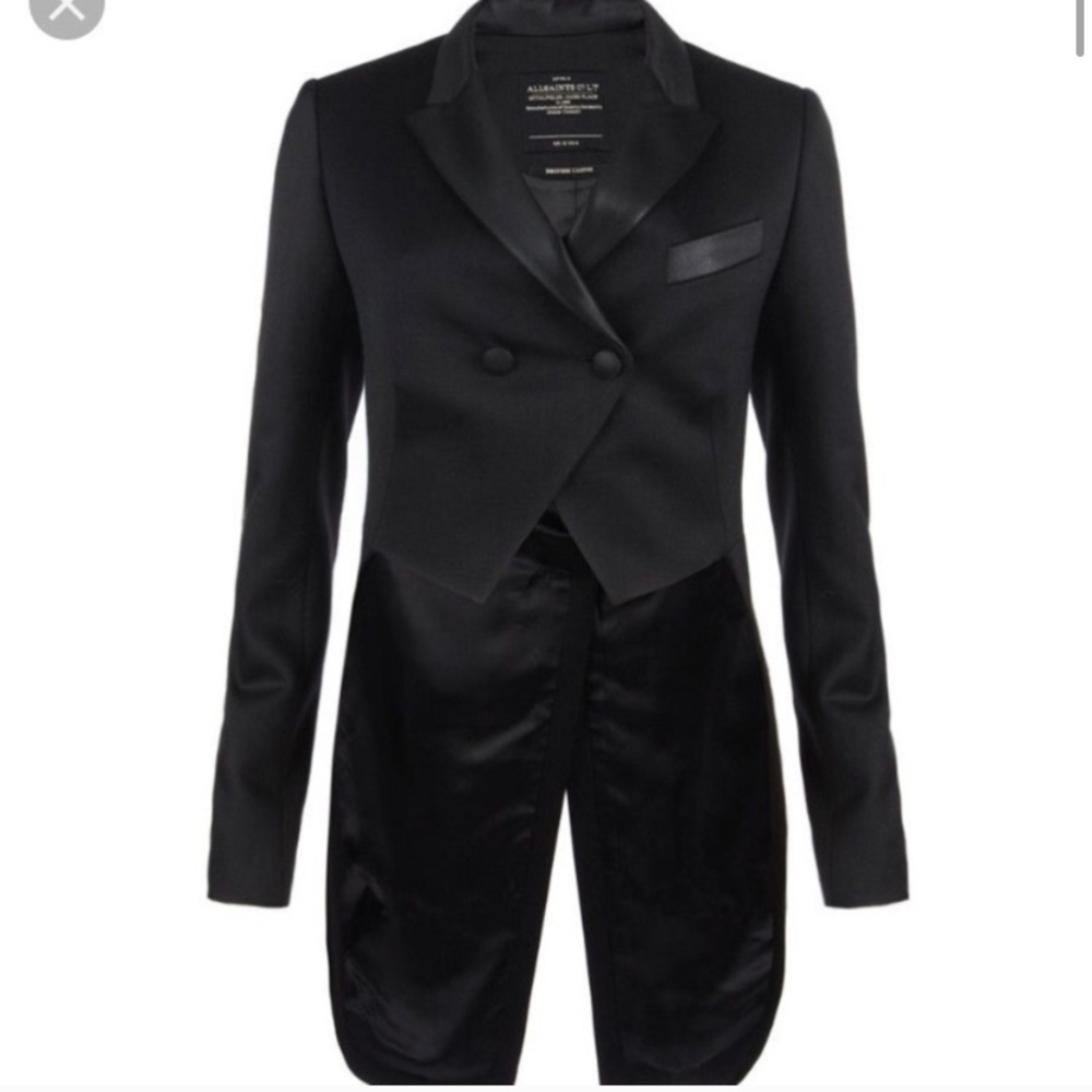 All Saints Tuxedo Tail Coat